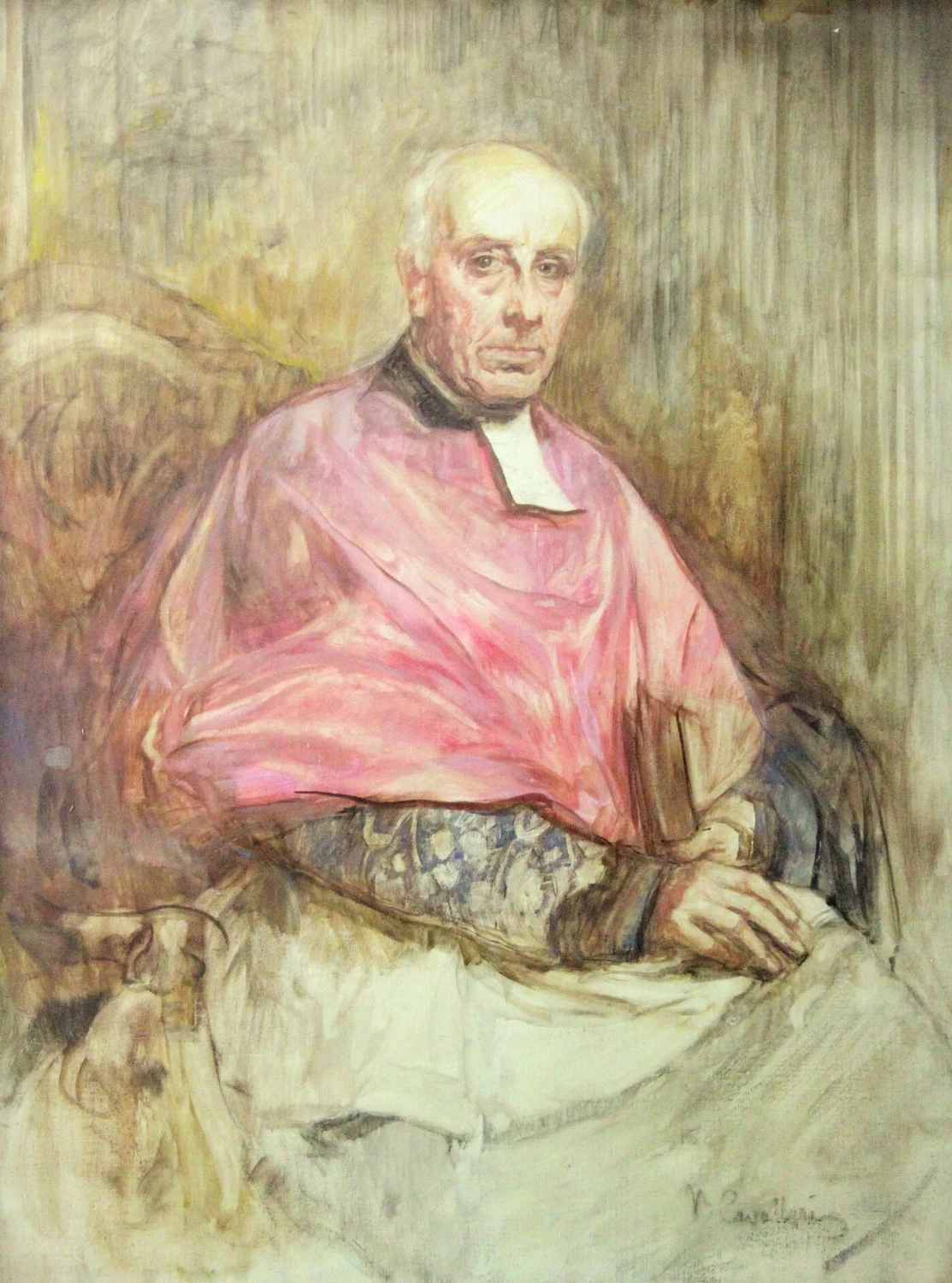 Ritratto del Canonico Monsignor Giuseppe Casalegno
